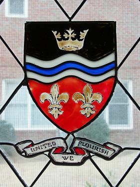 Tudor Coat of Arms Leaded Glass